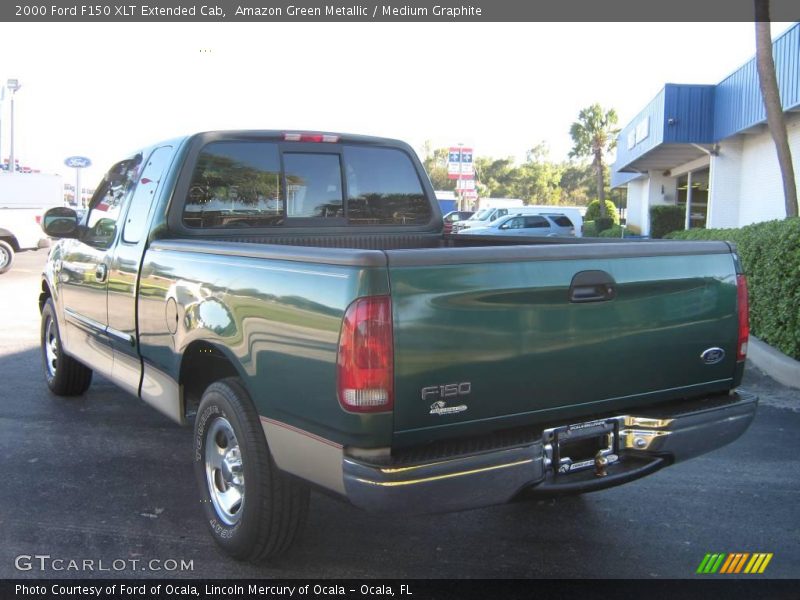 Amazon Green Metallic / Medium Graphite 2000 Ford F150 XLT Extended Cab