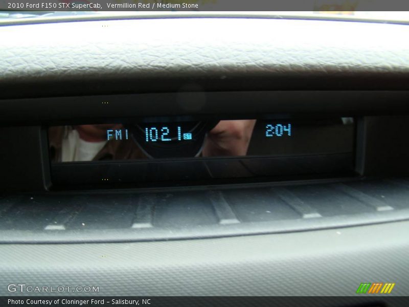 Vermillion Red / Medium Stone 2010 Ford F150 STX SuperCab