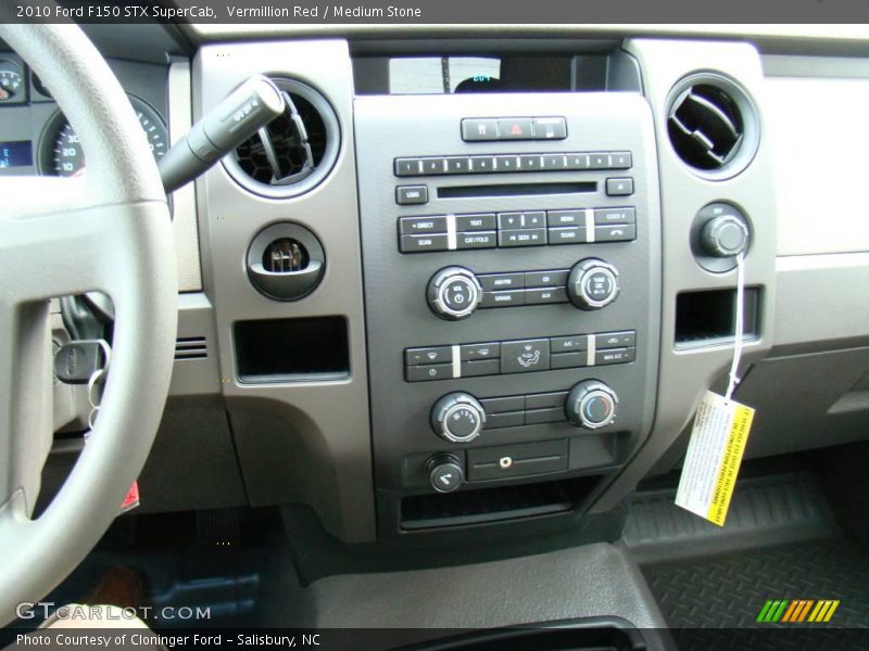 Vermillion Red / Medium Stone 2010 Ford F150 STX SuperCab