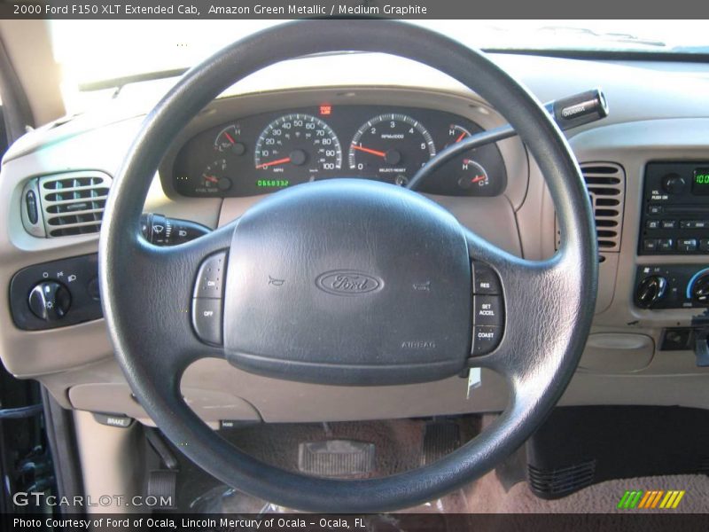 Amazon Green Metallic / Medium Graphite 2000 Ford F150 XLT Extended Cab