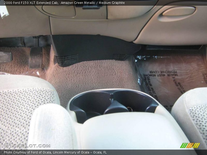 Amazon Green Metallic / Medium Graphite 2000 Ford F150 XLT Extended Cab