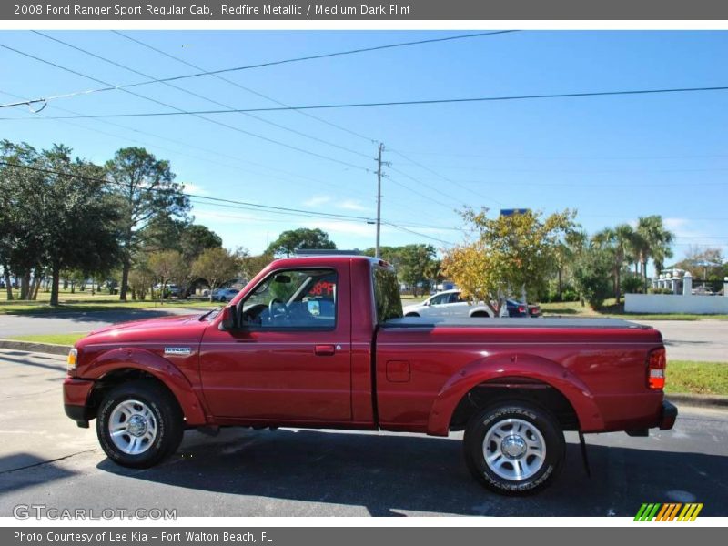 Redfire Metallic / Medium Dark Flint 2008 Ford Ranger Sport Regular Cab