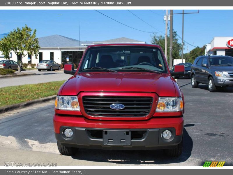 Redfire Metallic / Medium Dark Flint 2008 Ford Ranger Sport Regular Cab