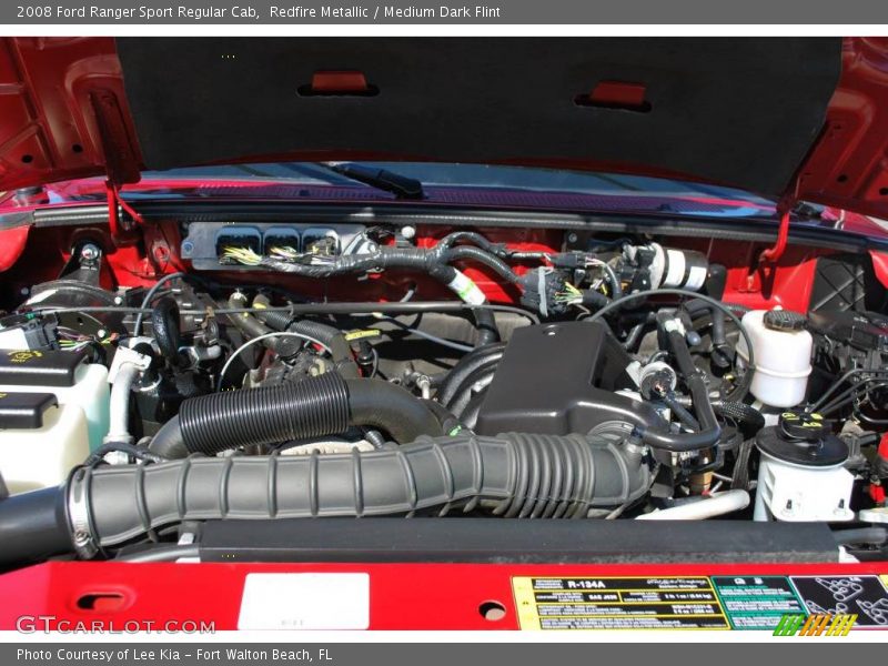 Redfire Metallic / Medium Dark Flint 2008 Ford Ranger Sport Regular Cab