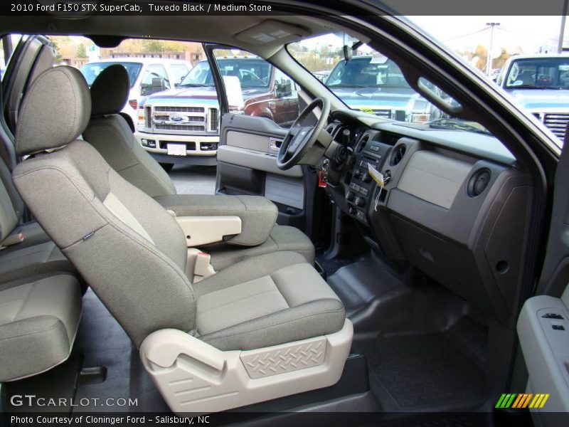 Tuxedo Black / Medium Stone 2010 Ford F150 STX SuperCab