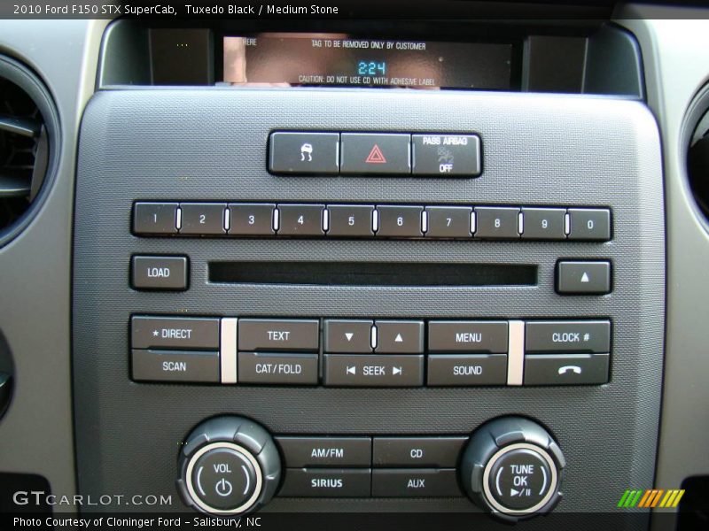 Tuxedo Black / Medium Stone 2010 Ford F150 STX SuperCab