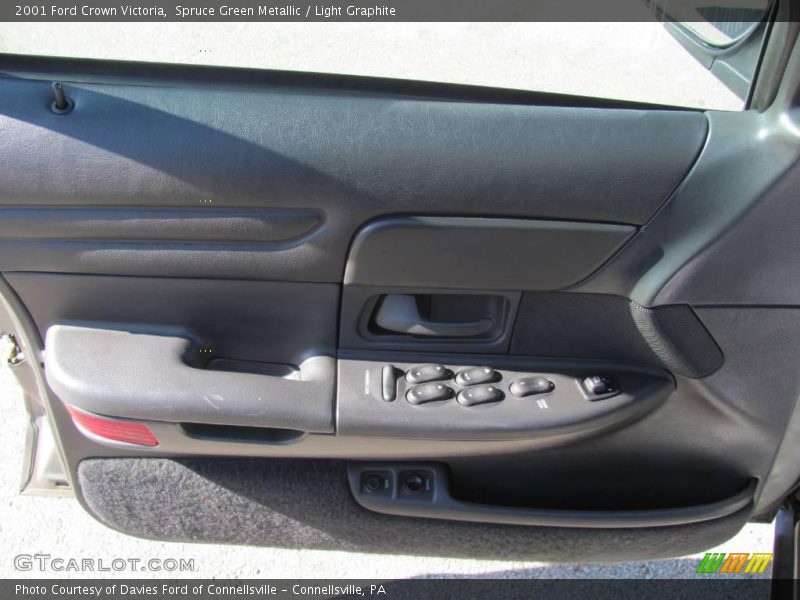 Spruce Green Metallic / Light Graphite 2001 Ford Crown Victoria