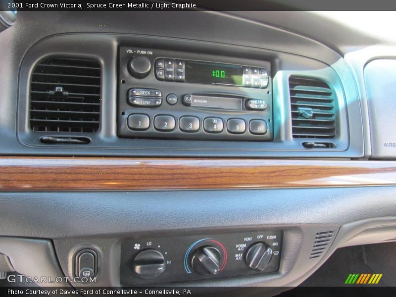 Spruce Green Metallic / Light Graphite 2001 Ford Crown Victoria