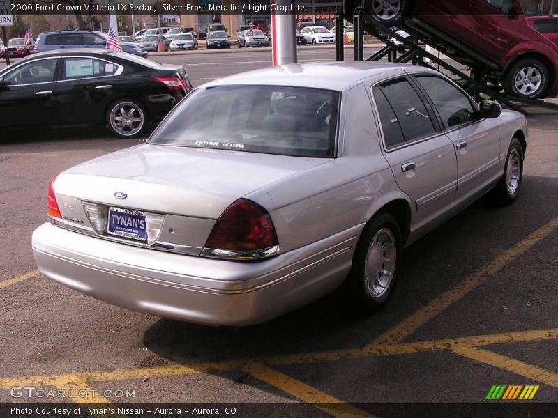 Silver Frost Metallic / Light Graphite 2000 Ford Crown Victoria LX Sedan