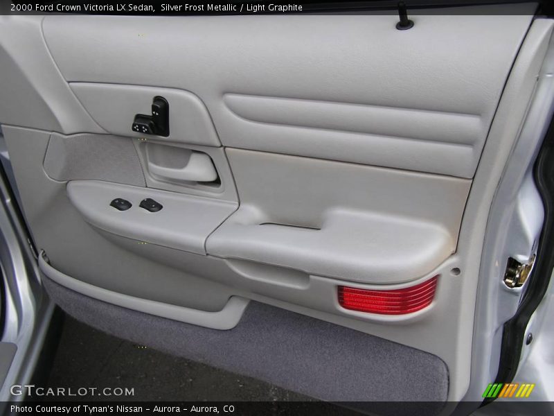 Silver Frost Metallic / Light Graphite 2000 Ford Crown Victoria LX Sedan