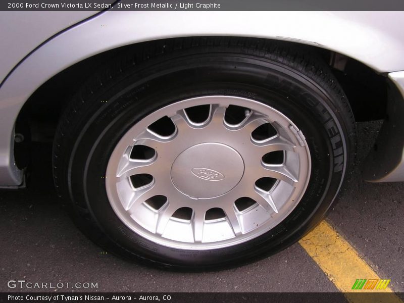 Silver Frost Metallic / Light Graphite 2000 Ford Crown Victoria LX Sedan