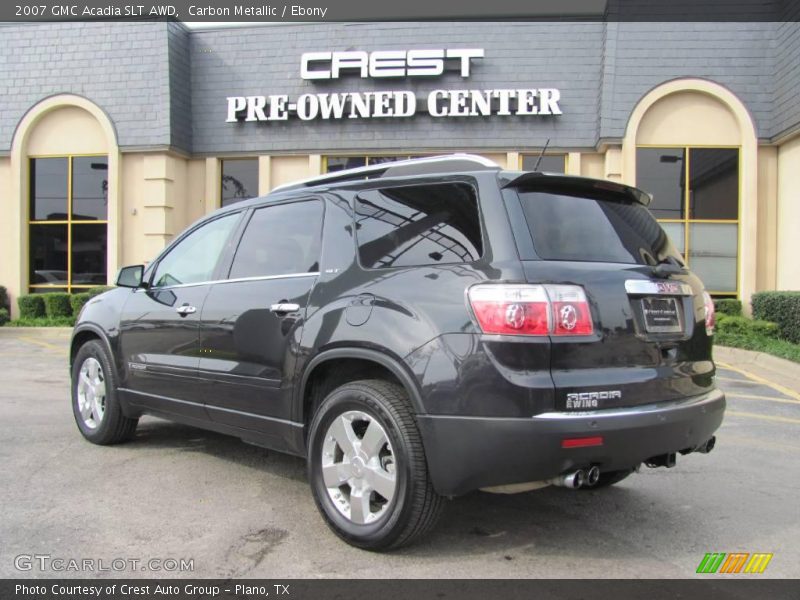 Carbon Metallic / Ebony 2007 GMC Acadia SLT AWD