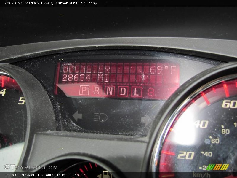 Carbon Metallic / Ebony 2007 GMC Acadia SLT AWD