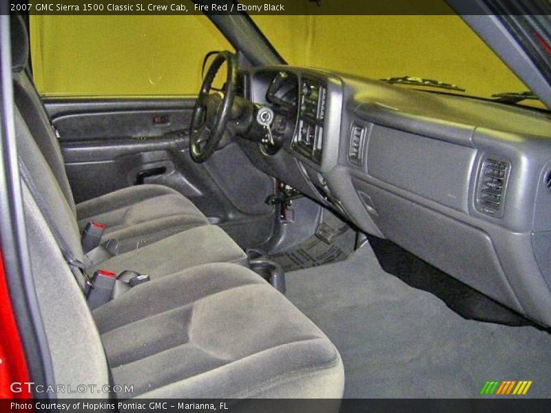 Fire Red / Ebony Black 2007 GMC Sierra 1500 Classic SL Crew Cab