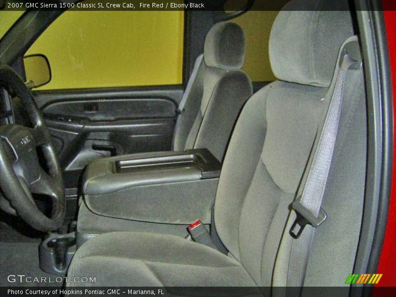 Fire Red / Ebony Black 2007 GMC Sierra 1500 Classic SL Crew Cab