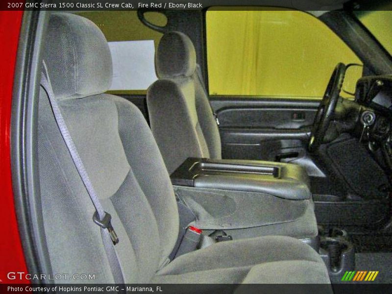 Fire Red / Ebony Black 2007 GMC Sierra 1500 Classic SL Crew Cab