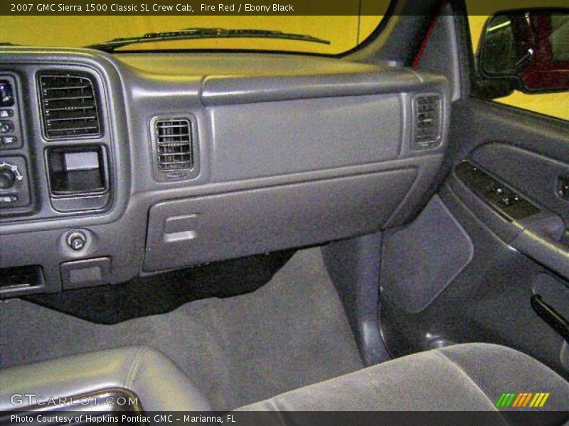 Fire Red / Ebony Black 2007 GMC Sierra 1500 Classic SL Crew Cab
