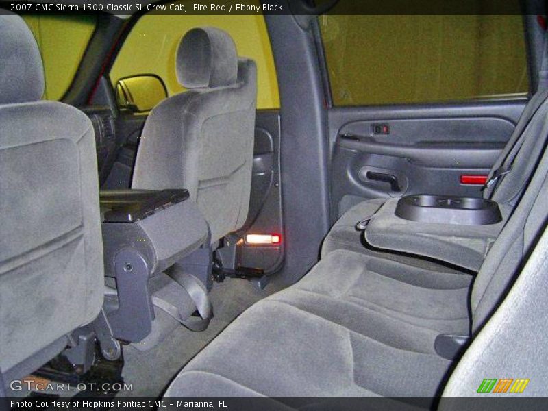 Fire Red / Ebony Black 2007 GMC Sierra 1500 Classic SL Crew Cab