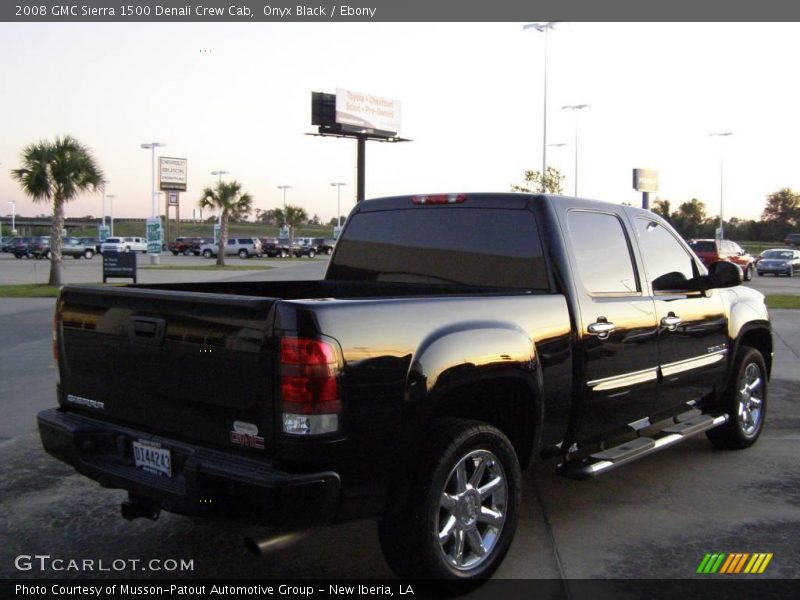 Onyx Black / Ebony 2008 GMC Sierra 1500 Denali Crew Cab