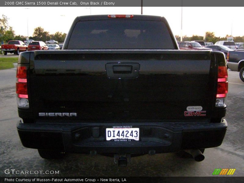 Onyx Black / Ebony 2008 GMC Sierra 1500 Denali Crew Cab