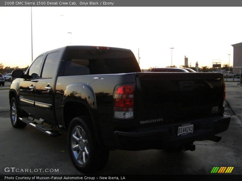 Onyx Black / Ebony 2008 GMC Sierra 1500 Denali Crew Cab