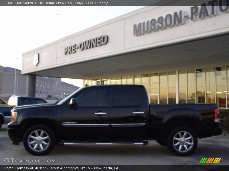 Onyx Black / Ebony 2008 GMC Sierra 1500 Denali Crew Cab