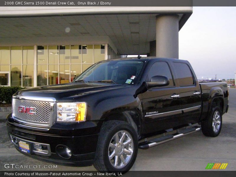 Onyx Black / Ebony 2008 GMC Sierra 1500 Denali Crew Cab
