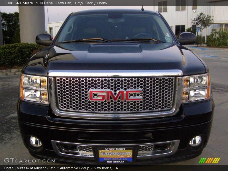 Onyx Black / Ebony 2008 GMC Sierra 1500 Denali Crew Cab