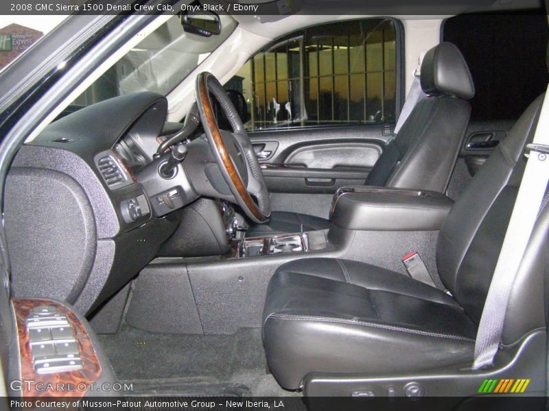Onyx Black / Ebony 2008 GMC Sierra 1500 Denali Crew Cab