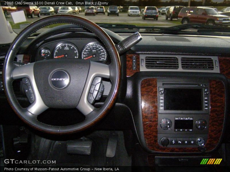 Onyx Black / Ebony 2008 GMC Sierra 1500 Denali Crew Cab