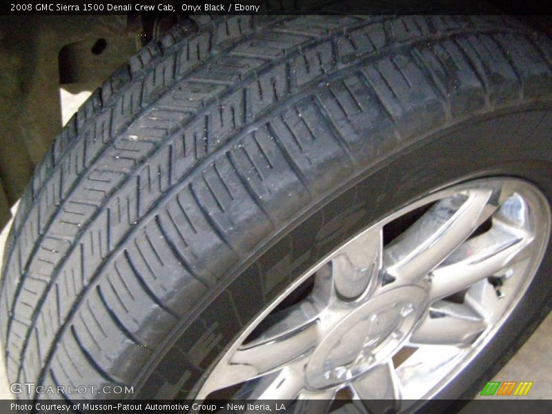 Onyx Black / Ebony 2008 GMC Sierra 1500 Denali Crew Cab