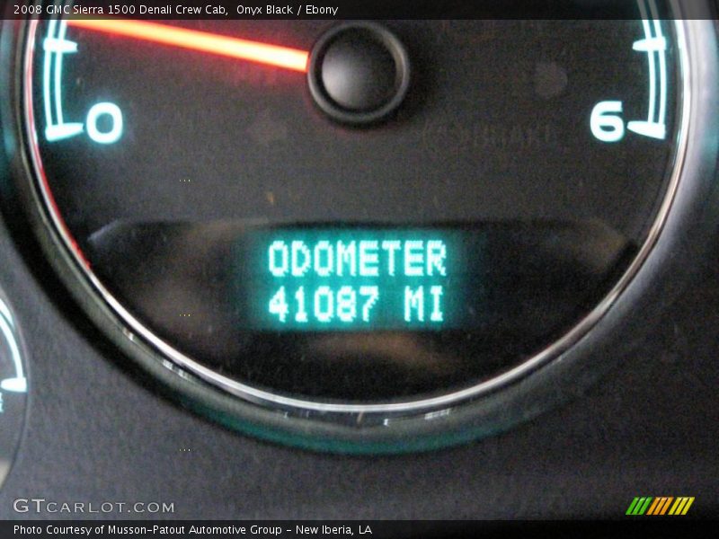 Onyx Black / Ebony 2008 GMC Sierra 1500 Denali Crew Cab