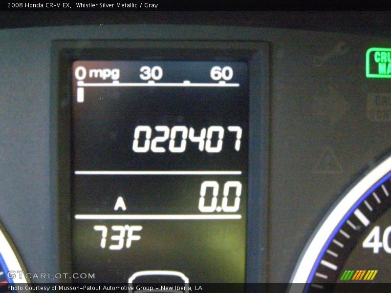 Whistler Silver Metallic / Gray 2008 Honda CR-V EX