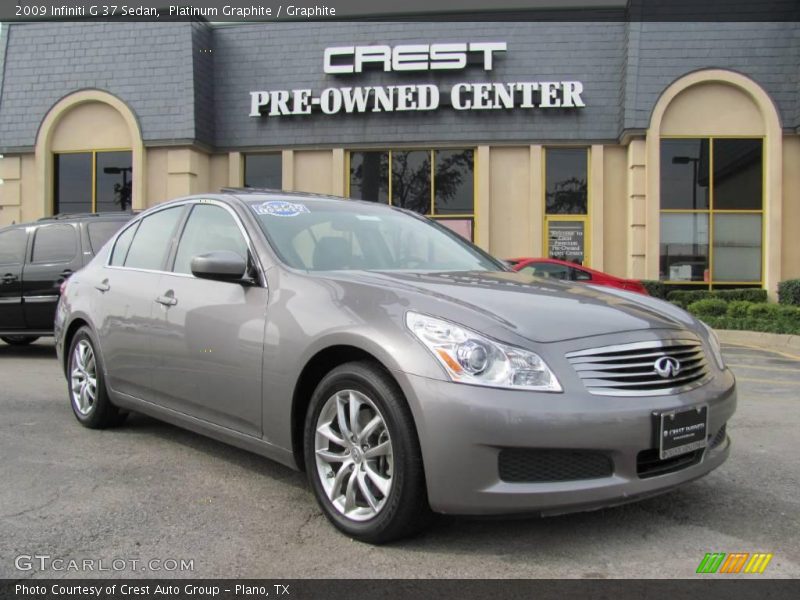 Platinum Graphite / Graphite 2009 Infiniti G 37 Sedan