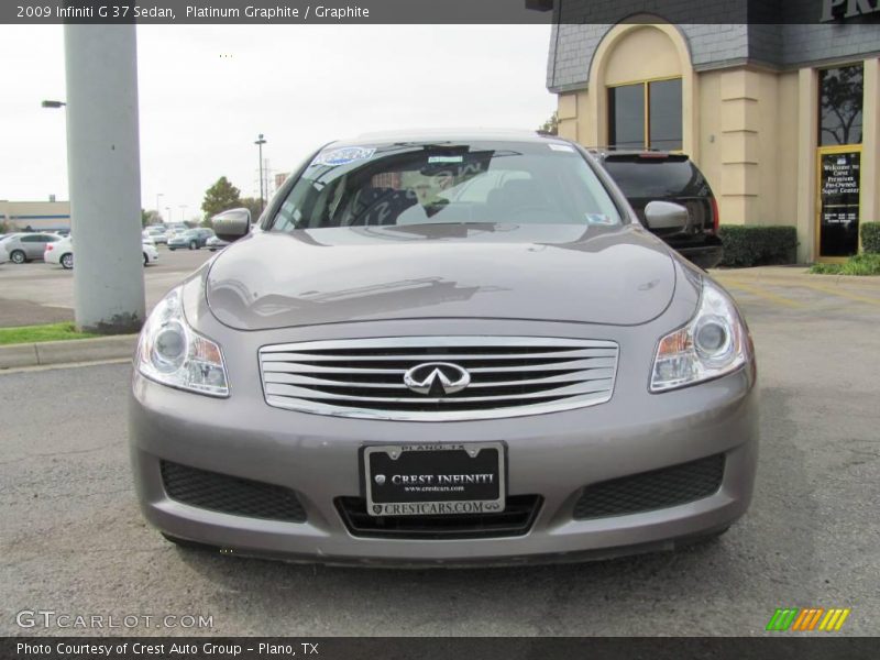 Platinum Graphite / Graphite 2009 Infiniti G 37 Sedan