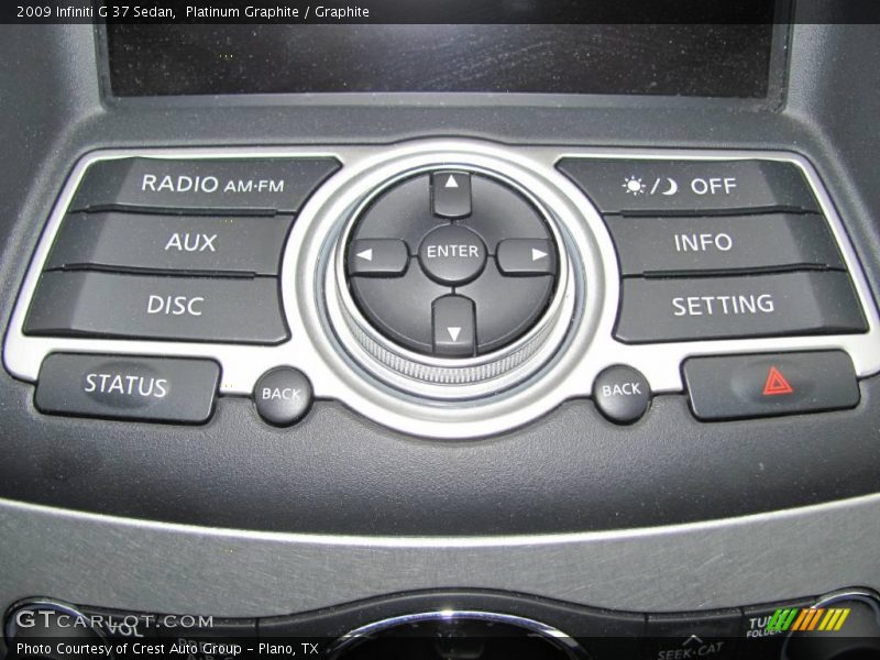 Platinum Graphite / Graphite 2009 Infiniti G 37 Sedan