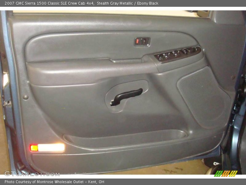 Stealth Gray Metallic / Ebony Black 2007 GMC Sierra 1500 Classic SLE Crew Cab 4x4