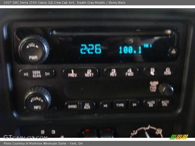 Stealth Gray Metallic / Ebony Black 2007 GMC Sierra 1500 Classic SLE Crew Cab 4x4