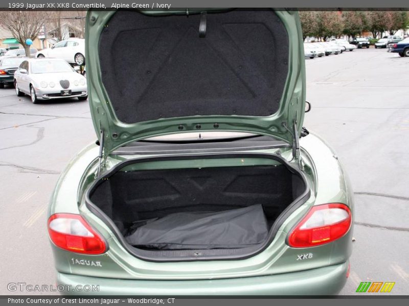 Alpine Green / Ivory 1999 Jaguar XK XK8 Convertible