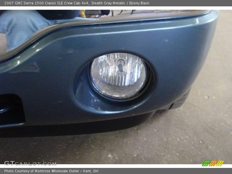 Stealth Gray Metallic / Ebony Black 2007 GMC Sierra 1500 Classic SLE Crew Cab 4x4
