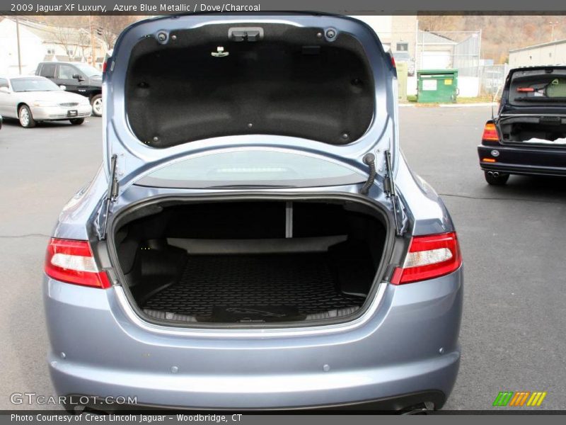 Azure Blue Metallic / Dove/Charcoal 2009 Jaguar XF Luxury