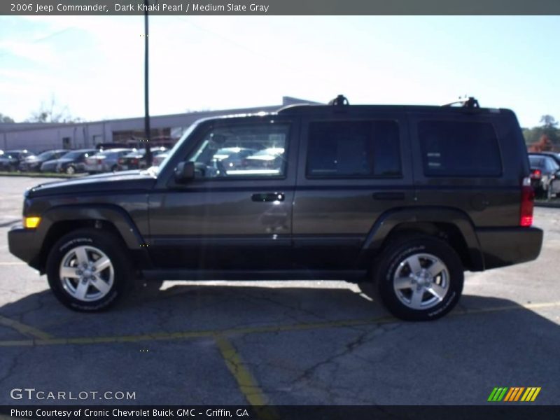 Dark Khaki Pearl / Medium Slate Gray 2006 Jeep Commander