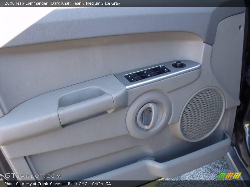 Dark Khaki Pearl / Medium Slate Gray 2006 Jeep Commander