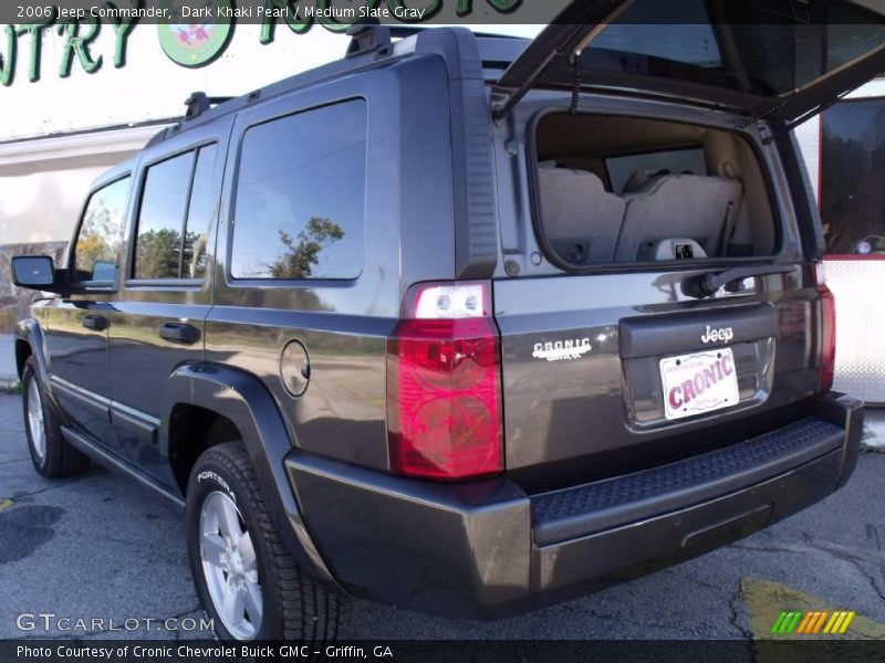 Dark Khaki Pearl / Medium Slate Gray 2006 Jeep Commander