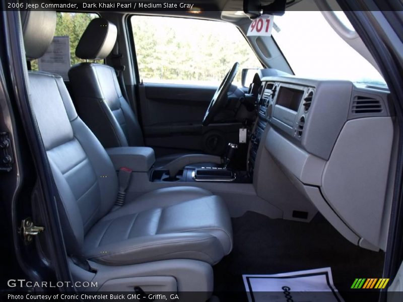 Dark Khaki Pearl / Medium Slate Gray 2006 Jeep Commander