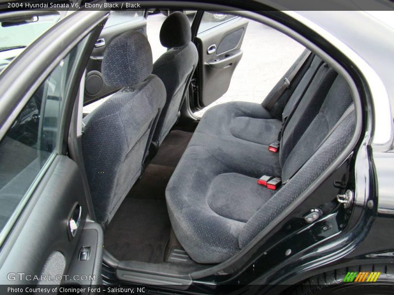 Ebony Black / Black 2004 Hyundai Sonata V6