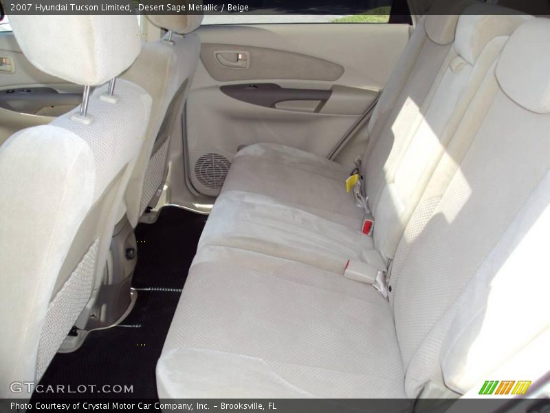 Desert Sage Metallic / Beige 2007 Hyundai Tucson Limited