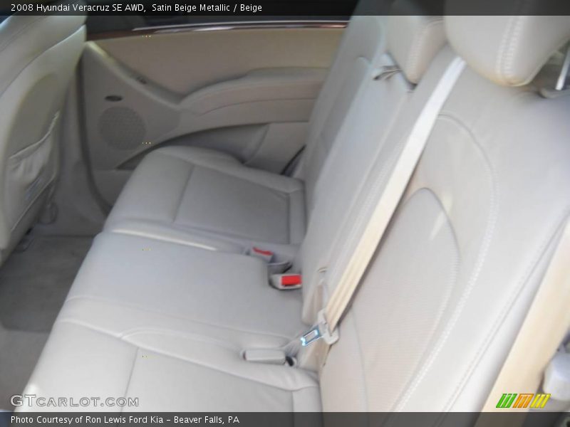 Satin Beige Metallic / Beige 2008 Hyundai Veracruz SE AWD