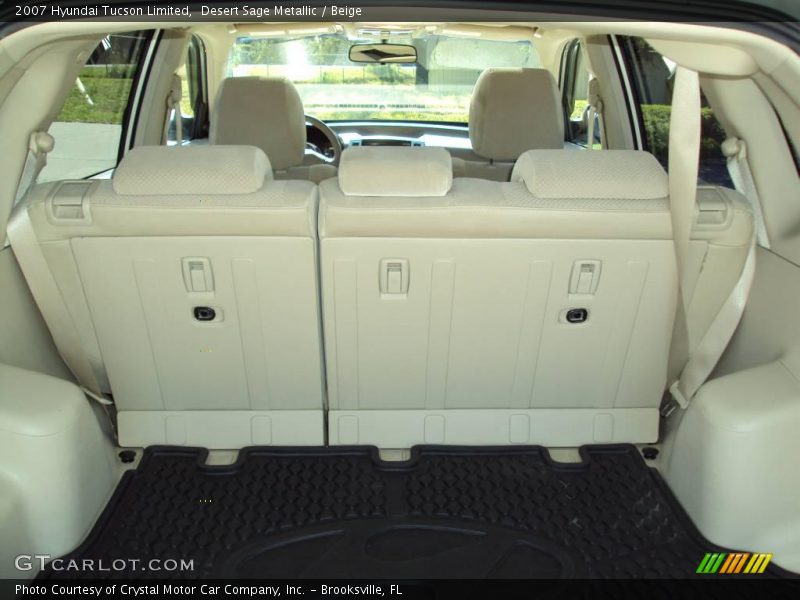 Desert Sage Metallic / Beige 2007 Hyundai Tucson Limited