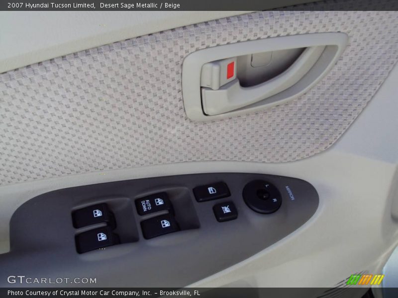 Desert Sage Metallic / Beige 2007 Hyundai Tucson Limited